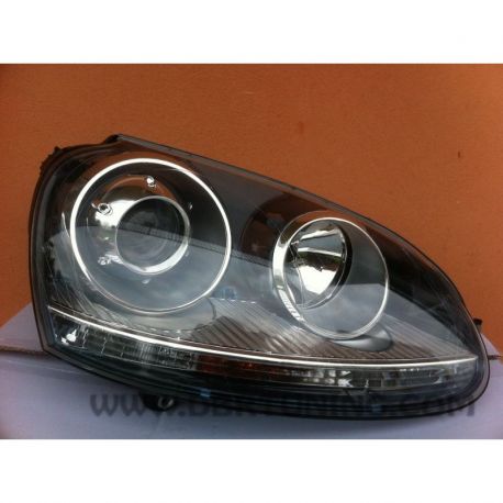 Headlights GTI look VW GOLF 5 03-08 chrome