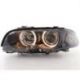 Coppia fari XENON Angel BMW 3 4porte E46 98-01 neri