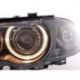 Coppia fari XENON Angel BMW E46 2porte 98-01 neri
