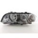 Coppia fari XENON Angel Eyes BMW 3 4porte E46 98-01