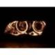 Coppia fari XENON Angel Eyes BMW 3 4porte E46 98-01