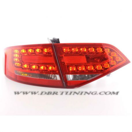 Fanali Led AUDI A4 B8 07-11 rosso