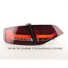 Fanali Tube Led AUDI A4 B8 look 2012 per 07-11 rosso