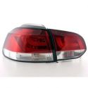 Fanali LED LIGHT BAR GOLF 6 08- rosso