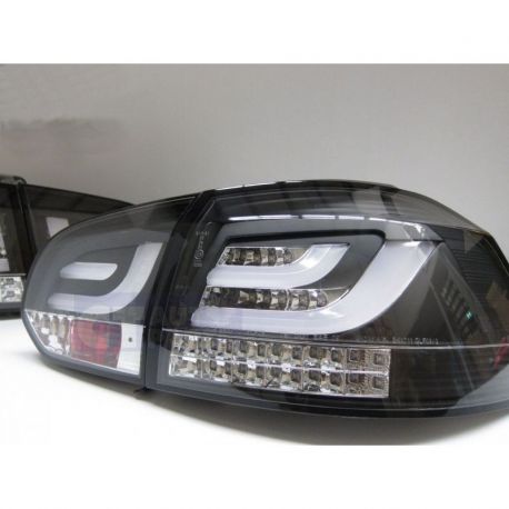 Fanali + freccia LED LIGHT BAR GOLF 6 08- neri