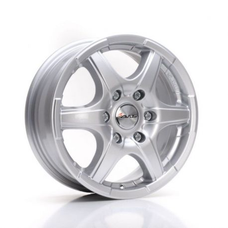 Cerchi in lega Avus GRIZZLY Hyper Silver da 15