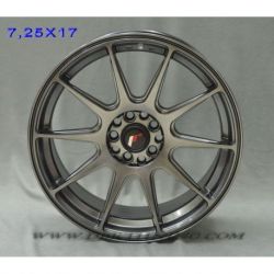 Cerchio in lega JR11 Dark Hyper Black da 17