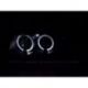 Headlight Angel Eyes Audi A4 B5 99-01 black