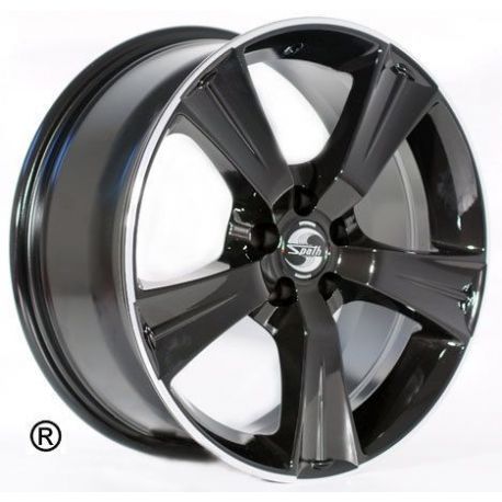 Cerchi in lega SP15 Black Lip Polished da 17