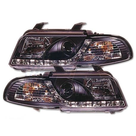 Gruppi ottici Dayline Led Audi A4 (B5) 95-99 neri
