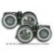 Gruppi ottici Angel Eyes BMW 3 E30 82-94 neri
