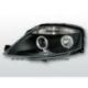 Gruppi ottici Angel Eyes Led Citroen C3 02-09 neri
