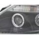 Gruppi ottici Angel Eyes Led Citroen C3 02-09 neri