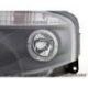 Gruppi ottici Angel Eyes Led Citroen C3 02-09 neri