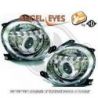 Gruppi ottici Angel eyes Led Fiat 500 07-15