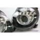 Gruppi ottici Angel eyes Led Fiat 500 07-15 neri