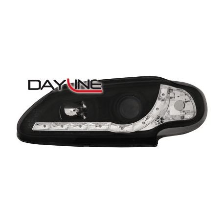 Coppia fari Dayline Led Renault Megane 1 96-99 neri