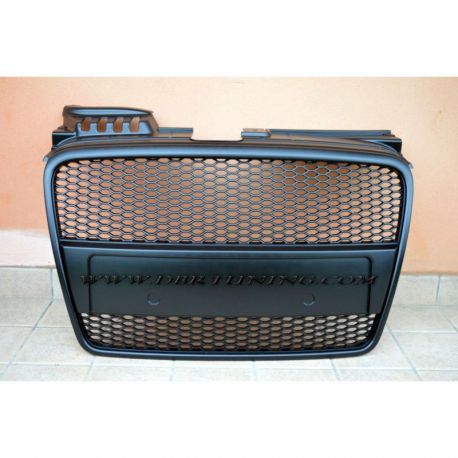 Calandra sportiva look RS AUDI A4 B7 04-07 nero opaco