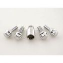 Bulloni antifurto BIMEC M12X1,25 L27 CH 17+19 CONICO