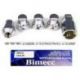 Bulloni antifurto BIMEC M12X1,5 L30 CH 17+19 CONICO