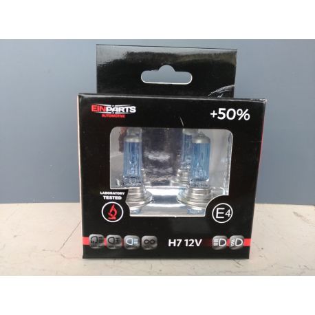 Coppia di lampadine bianche H7 Xenon Look 12V 55W