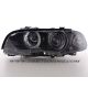 Gruppi ottici Angel Eyes BMW 3 coupè (E46) 98-03 neri