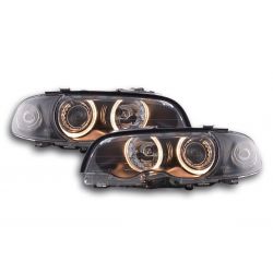 Coppia fari XENON Angel BMW E46 2porte 98-01 neri