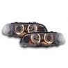 Coppia fari XENON Angel BMW 3 4porte E46 98-01 neri