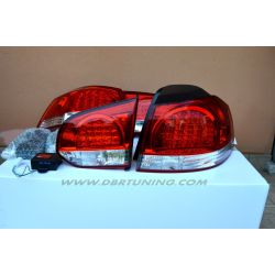 Fanali LED GOLF 6 08-12 rosso ciliegia
