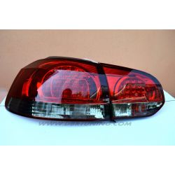 Taillight LED GOLF 6 08-12 red-smoke