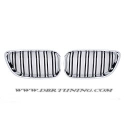 Grill BMW F22 F23 look M2 13- black chrome