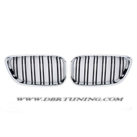 Grill BMW F22 F23 look M2 13- black chrome