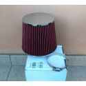 Conical sports air filter Ø 70 132x150 Red