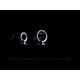 Gruppi ottici Angel Eyes Renault Megane2  02-06 neri