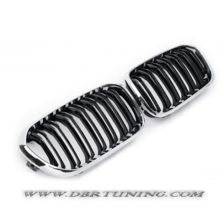 Grill BMW F20 21 look M1 15-18 chrome-black