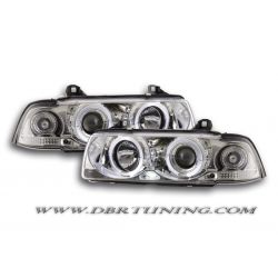 Coppia fari Angel Eyes Led BMW 3 4porte (E36) 92-98