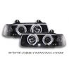 Headlights Led Angel Eyes BMW 3 coupè (E36) 92-98 black