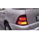 Taillights Led MERCEDES ML W163 98-05 red-smoke