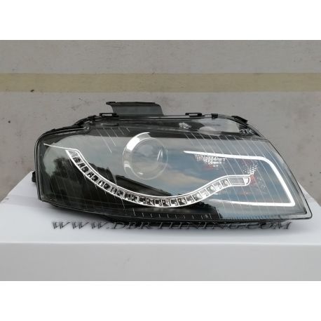 Gruppi ottici Dayline Led Audi A3 8P 03-08 neri
