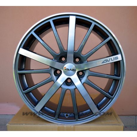 Alloy wheel AVUS AC-M01 Anthracite Polished 18