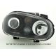 Headlight R32-look Golf 4 98-03 black