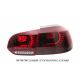 Pilotos full LED GOLF 6 R look 08-12 rojo humo