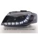 Gruppi ottici Daylight Led Audi A3 8P 03-08 neri