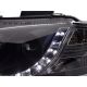 Headlight Daylight Led Audi A3 8P 03-08 neri