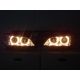 Coppia fari Angel Eyes Opel Astra G 97-04 neri