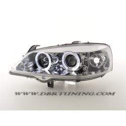 Headlights Angel Eyes Led Opel Astra G 97 - 04