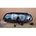 Headlight Angel CCFL BMW 3 2 door E46 99-02 black