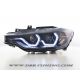 Headlights 3D LED Bmw F30 F31 11-15 black