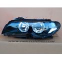 Headlight Angel BMW 3 coupè cab E46 03-06 black