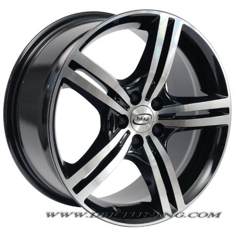 Cerchio in lega MIM MILANO EVO Black Mirror 17